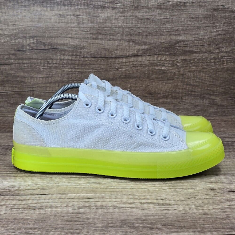 Converse Chuck Taylor All Star CX Low Men's 10 White Lime Twist Shoes (170994C)
